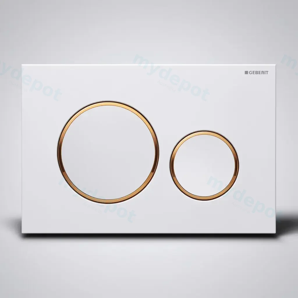 [56189] ABS White Plate With Gold Trim 115.882.Kk.1
