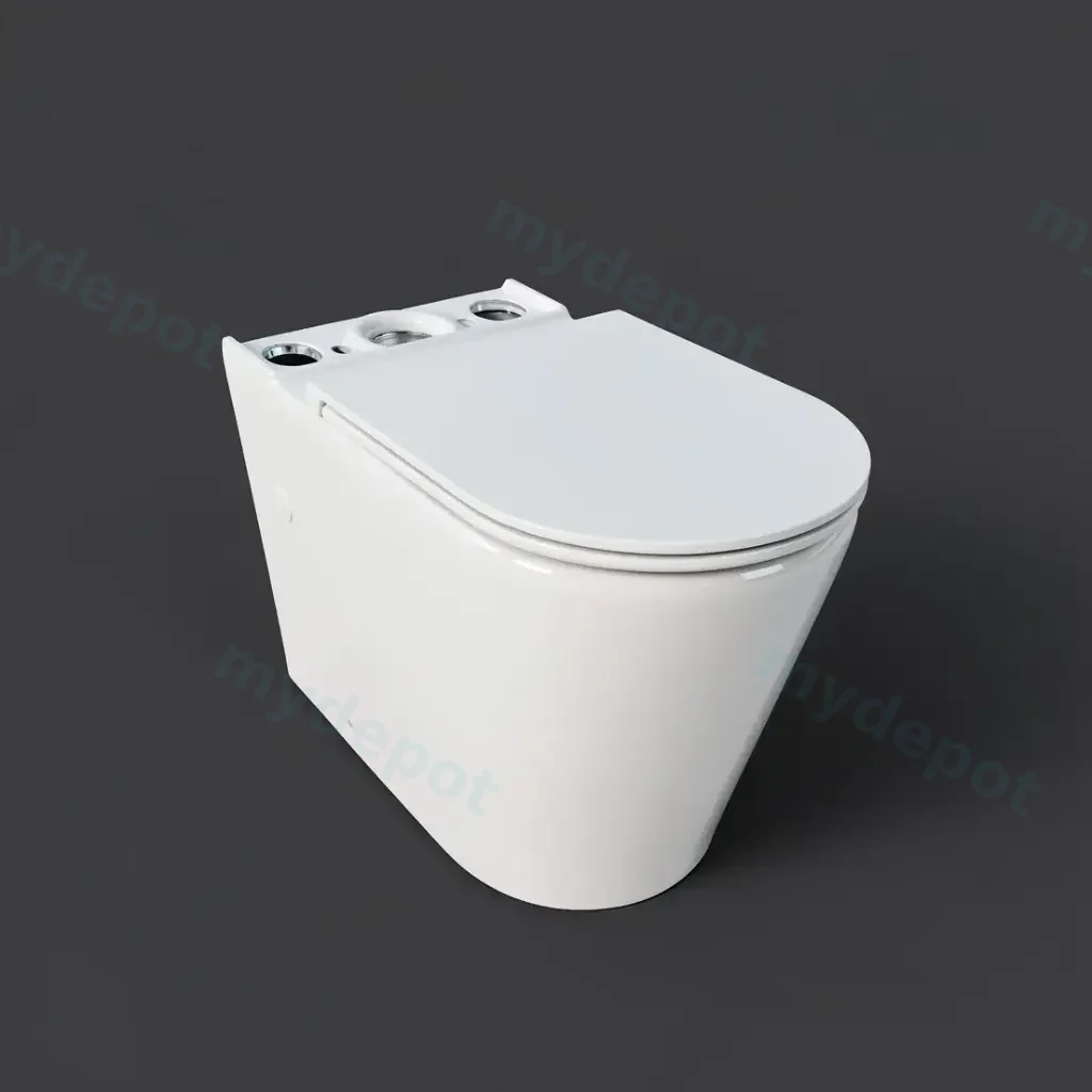 [56131] Acadia Full Rimless Flush Pan