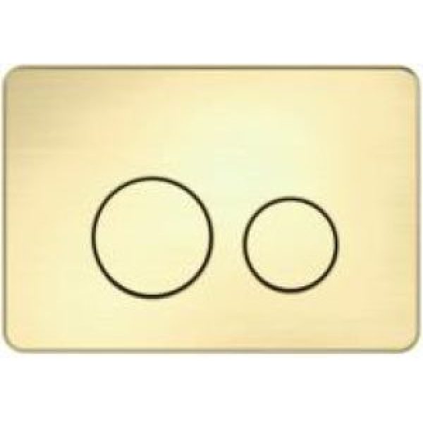 [50280] Access Plate Round Button Brushed Gold (Stainless Steel)