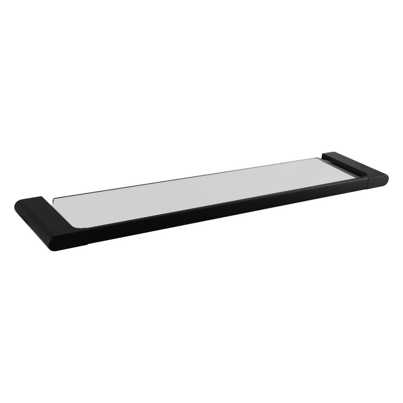 [40091] Au Black Glass Shelf