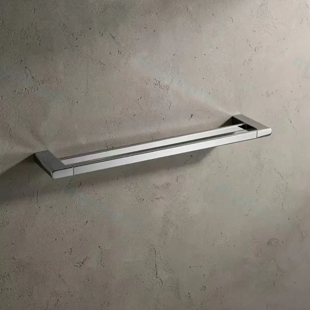 Au Chrome Double Towel Rail 800mm