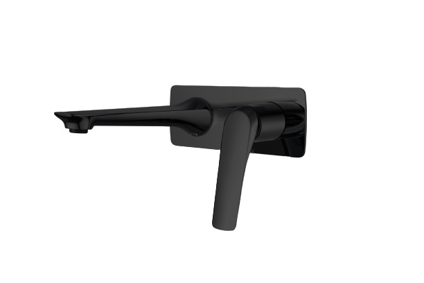 Au Square Round Bathtub/Basin Wall Mixer With Spout