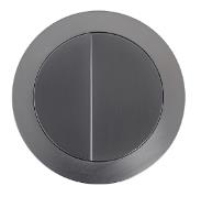 [50363] BTW Cistern Gun Metal Round Button