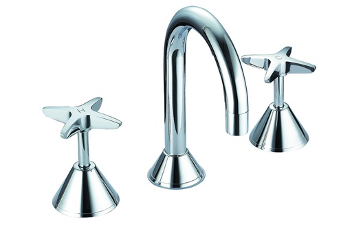 Basin Set Chrome Lead Free