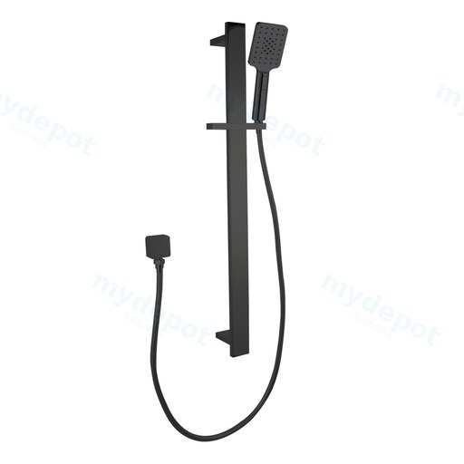 [40888] Bellino Black Sliding Shower Rail(ABS Handheld Shower)