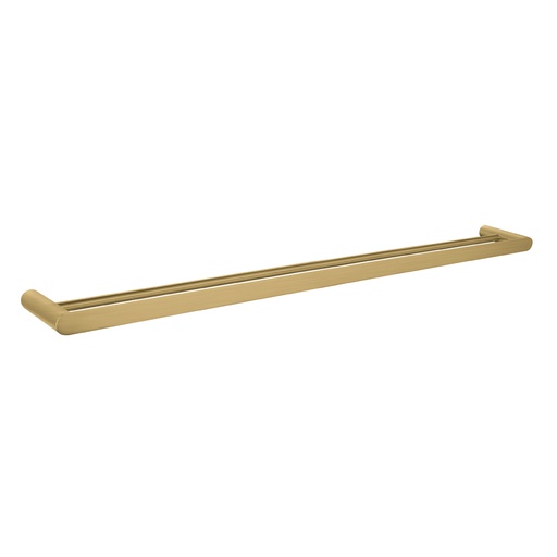 [40916] Bellino Brushed Yellow Gold 800mm Double Towel Rail