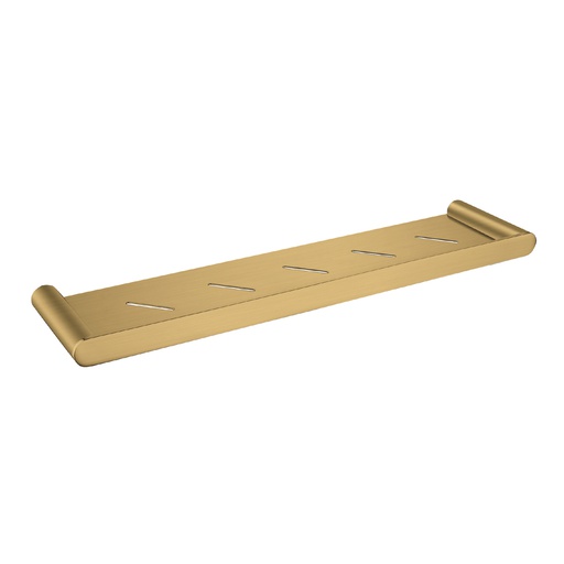[40920] Bellino Brushed Yellow Gold Shower Shelf