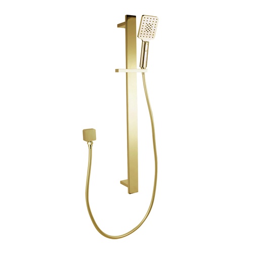 Bellino Brushed Yellow Gold Sliding Shower Rail(ABS Handheld Shower)