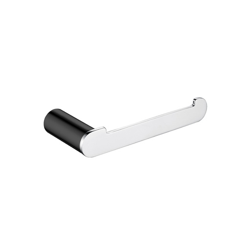 [40906] Bellino Chrome & Matte Black Toilet Roll Holder