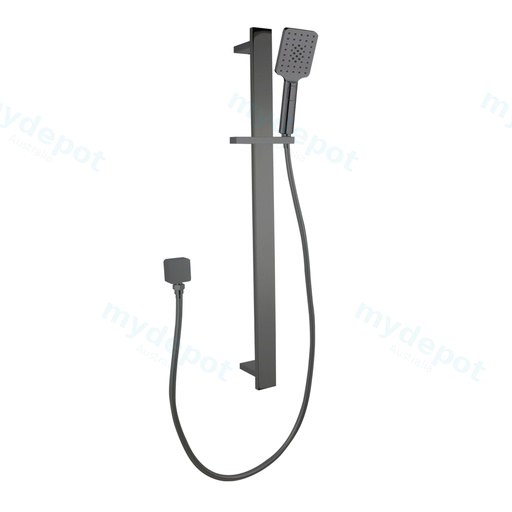 [40942] Bellino Gun Metal Grey Sliding Shower Rail(ABS Handheld Shower)