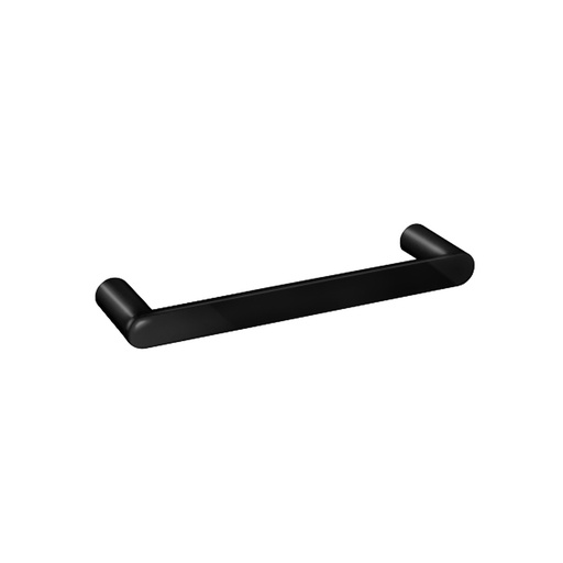 Bellino High Gloss Black Hand Towel Rail 300mm