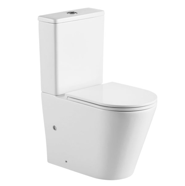 [50338] Berlin Back To Wall Toilet Suite Quiet Flushing Technology