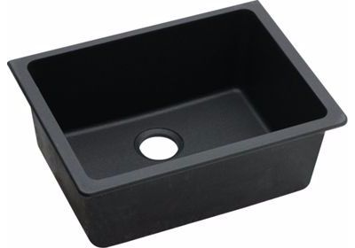Black Granite Quartz Stone Top/Undermount Kitchen Sink Single Bowl 635*469*241mm