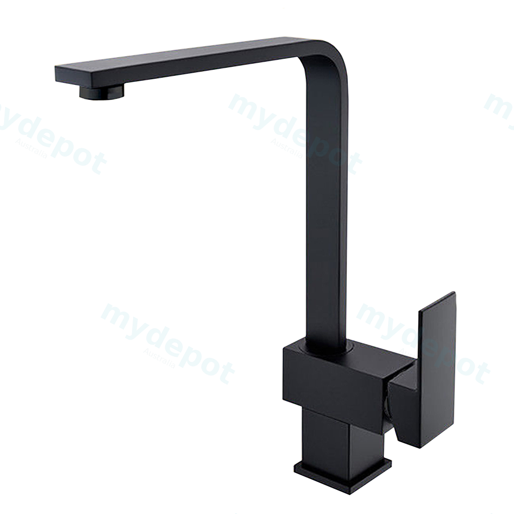 [40395] Black Kitchen Sink Mixer Tap