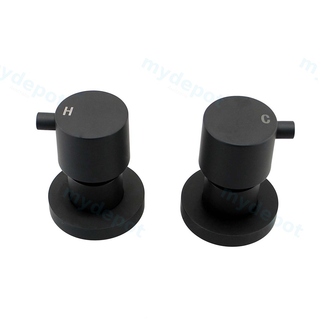 Black Shower Wall taps