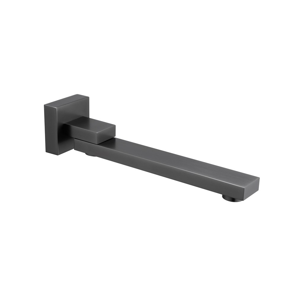 [41134] Blaze Gun Metal Grey Bath/Basin Wall Spout