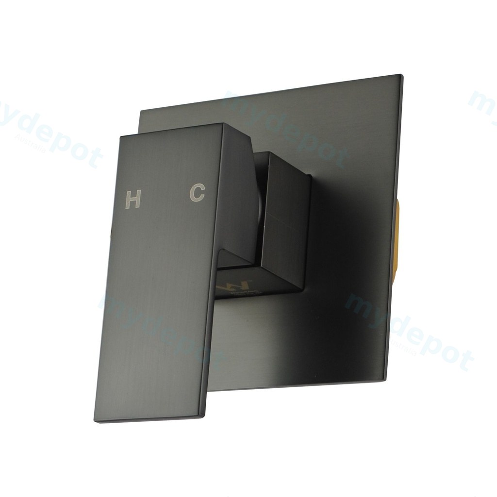 Blaze Gun Metal Grey Shower Wall Mixer