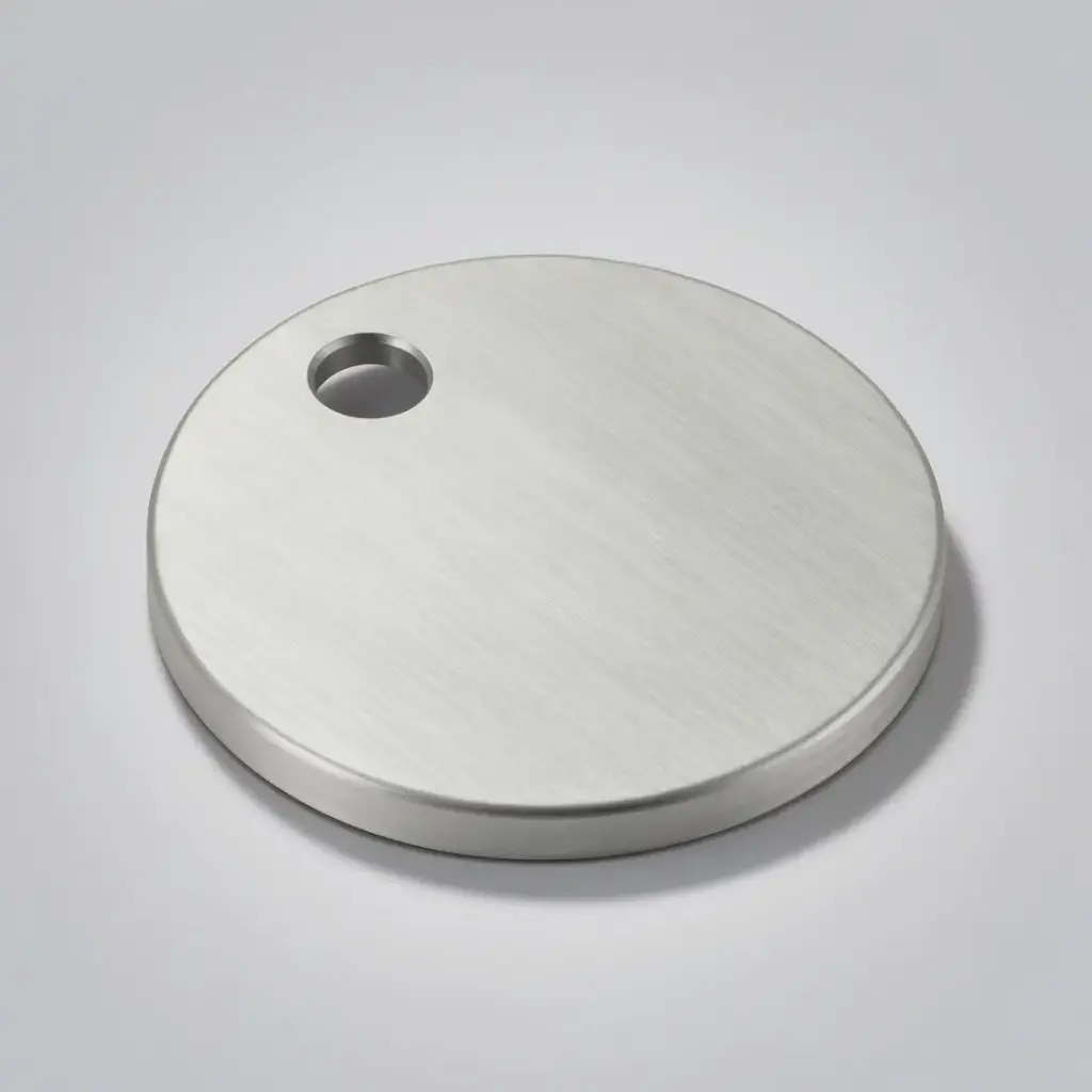 Brushed Nickel Hinge Cover In Pair