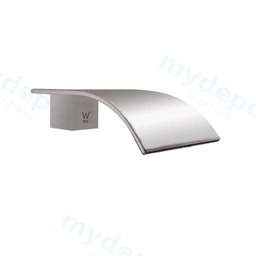 [41485] Casa Brushed Nickel Waterfall Bathtub/Basin Wall Spout