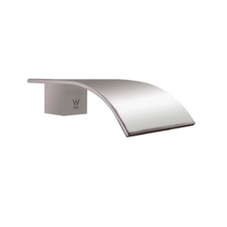 [41485] Casa Brushed Nickel Waterfall Bathtub/Basin Wall Spout
