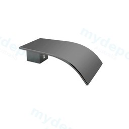 [41486] Casa Gun Metal Grey Waterfall Bathtub/Basin Wall Spout