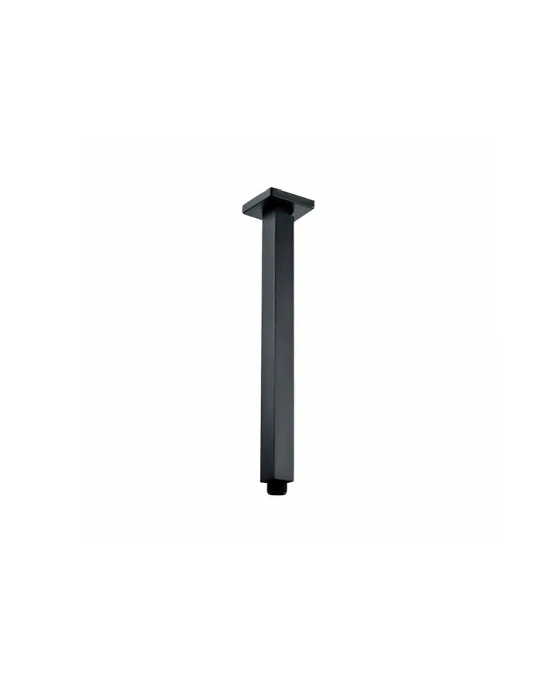 Cavallo Black Square Ceiling Shower Arm 200mm