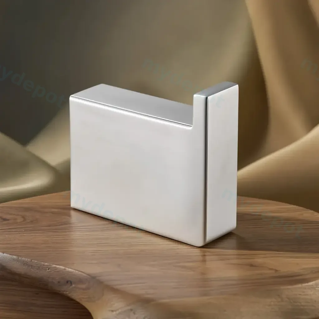 [40987] Cavallo Chrome Square Robe Hook