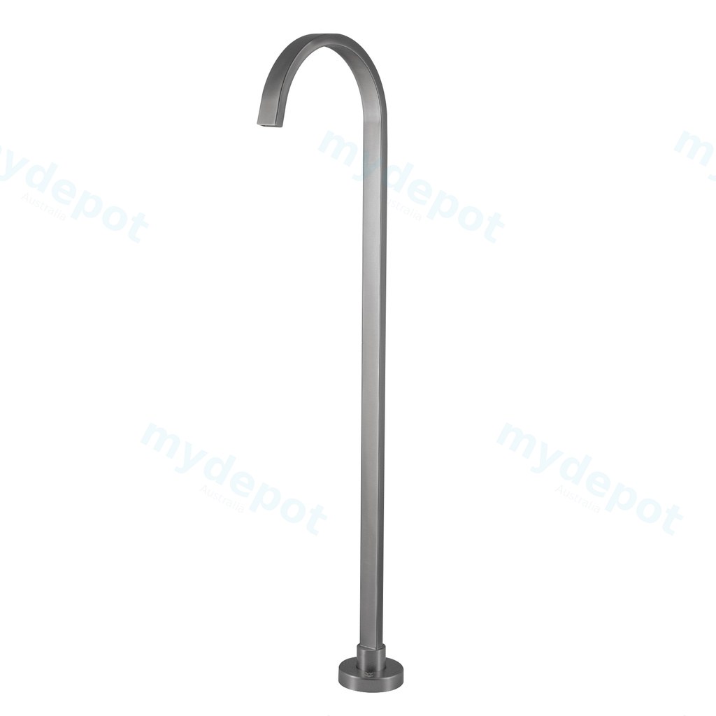 [41040] Cavallo Gun Metl Grey Free Standing Spout