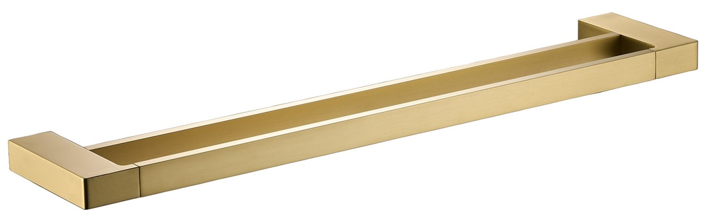 Ceram Double Towel Rail 600 mm(Brushed Gold)