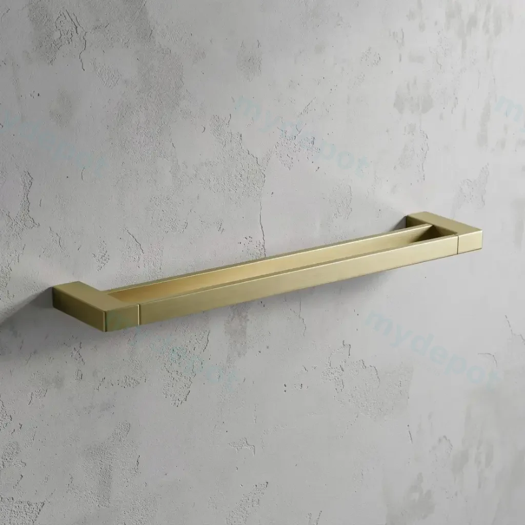 [43559] Ceram Double Towel Rail 800 mm(Brushed Gold)