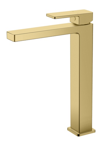 Ceram High Rise Basin Mixer(Brushed Gold)