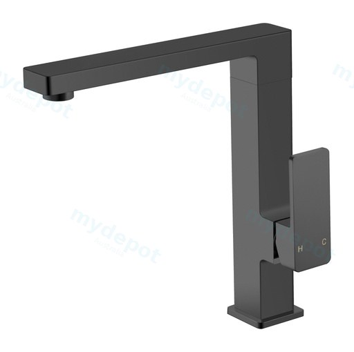 [43257] Ceram Sink Mixer(Matt Black)