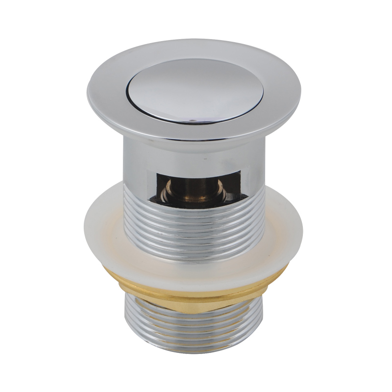 Chrome 32/40mm Solid Brass Basin Pop Up Waste with Overflow