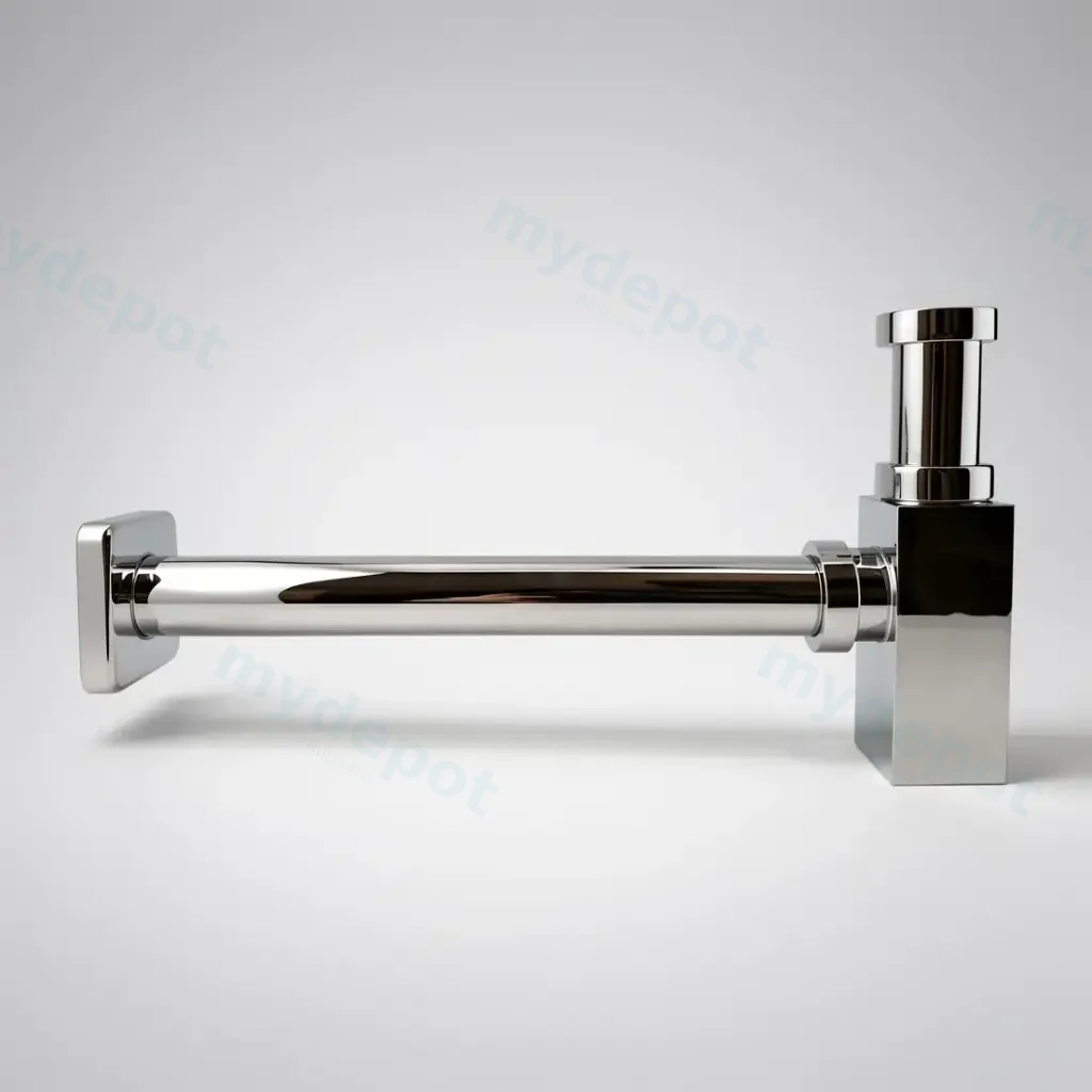 Chrome Bottle Trap 32mm