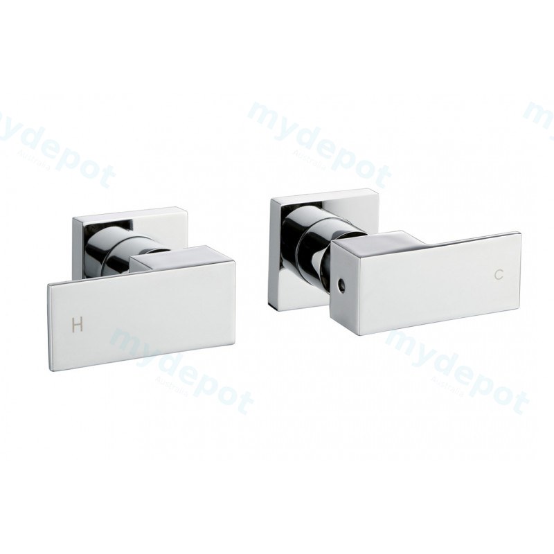 [40241] Chrome Shower Wall Taps