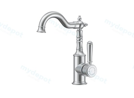 [44260] Clasico Basin Mixer in Brushed Nickel