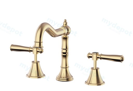 [44309] Clasico Basin Set Brushed Gold Lead Free