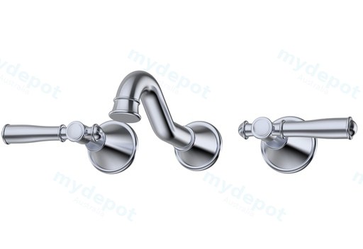 [44288] Clasico Bath Set Chrome Lead Free