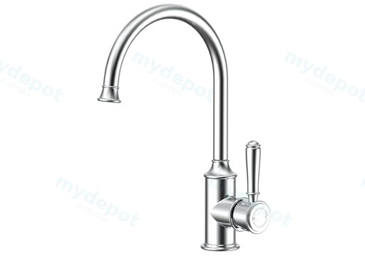 [44226] Clasico Gooseneck Sink Mixer Chrome
