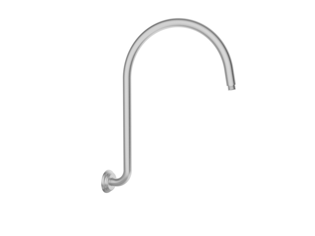 Clasico High-rise Shower Arm In Brushed Nickel