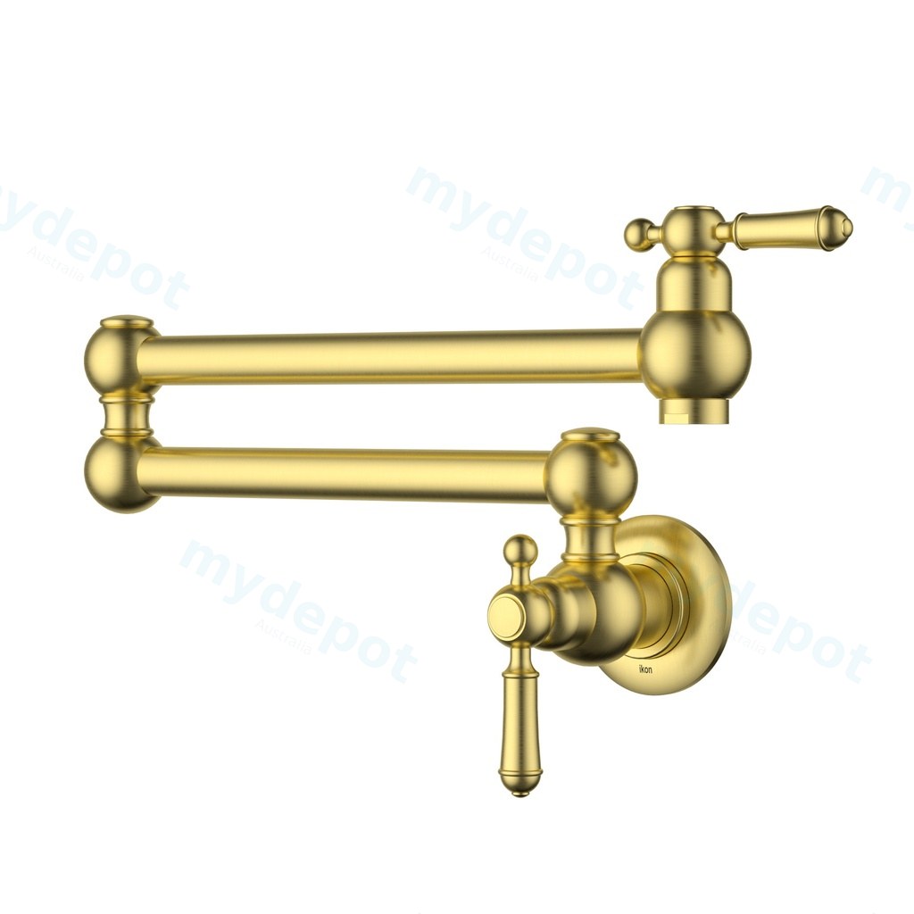 [44749] Clasico Kitchen Pot Filler Brushed Gold