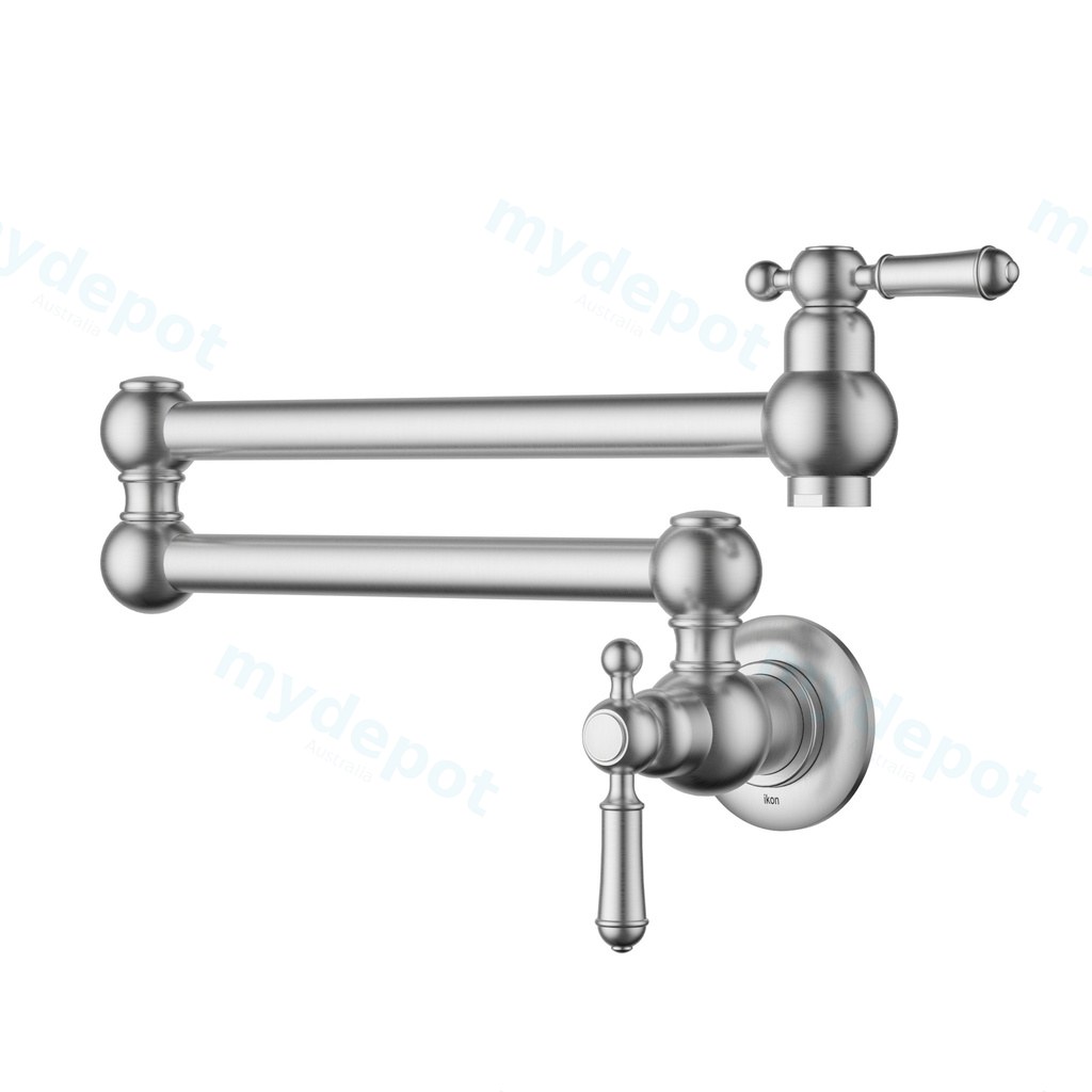 [44750] Clasico Kitchen Pot Filler Brushed Nickel Lead Free