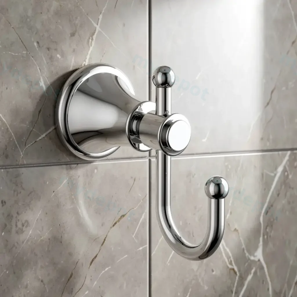 [44185] Clasico Robe Hook Chrome