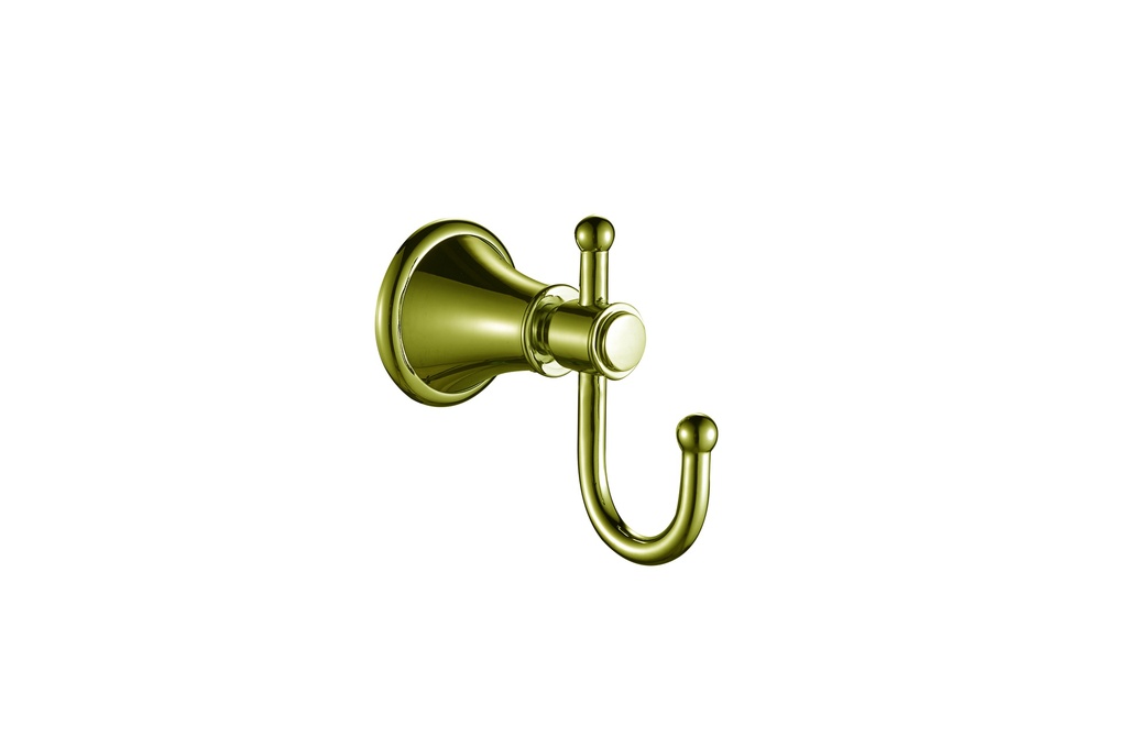 Clasico Robe Hook in Brushed Gold