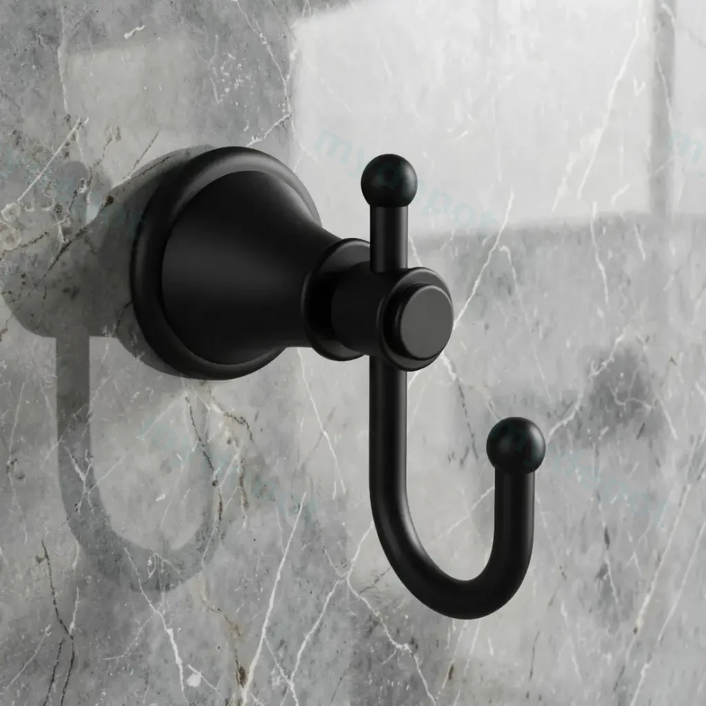 Clasico Robe Hook in Matt Black