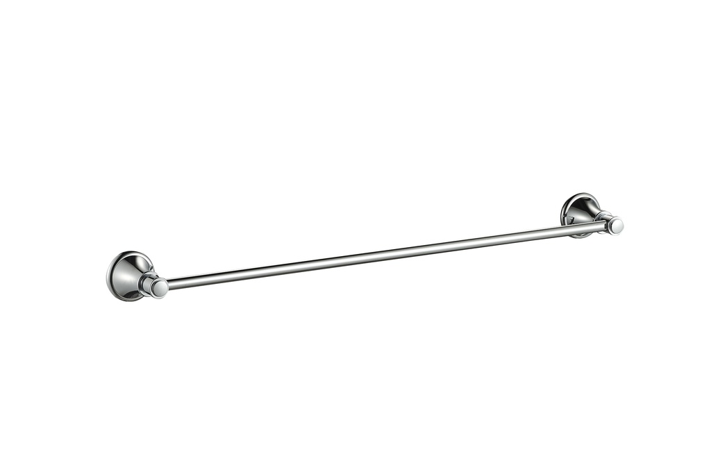 Clasico Single Towel Rail 800mm Chrome