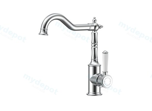 [44235] Clasico Sink Mixer Ceramic handle Chrome