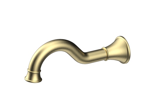 Clasico Spout in Brushed Gold