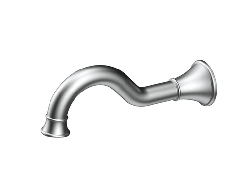 Clasico Spout in Brushed Nickel