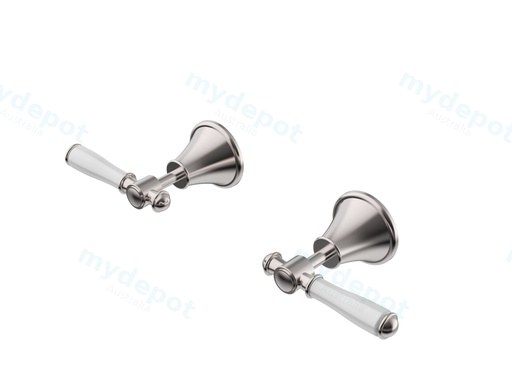 [44299] Clasico Wall Top Assemblies Ceramic Hahdle Brushed Nickel Lead Free
